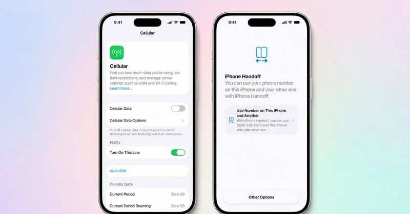 iOS 27 cho phép dùng cùng một số điện thoại trên hai iPhone