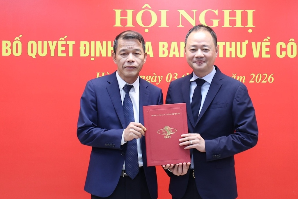 Ông Vũ Thanh Mai giữ chức Phó Chủ tịch Viện Hàn lâm Khoa học và Công nghệ Việt Nam