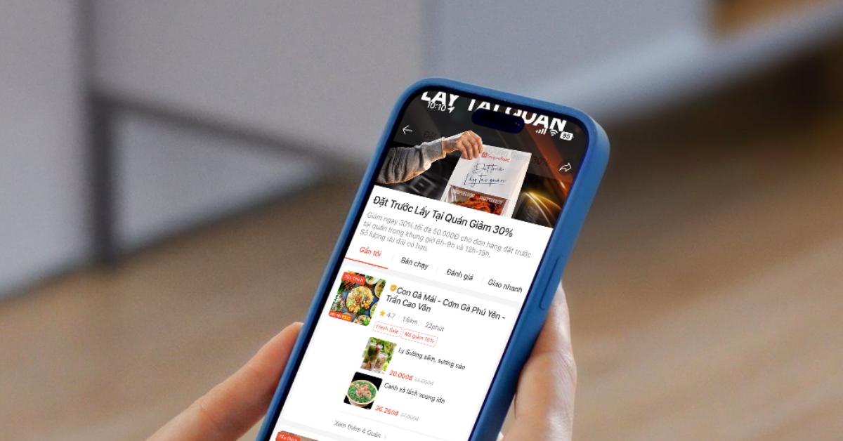Người dùng tối ưu quỹ thời gian với tính năng mới từ ShopeeFood