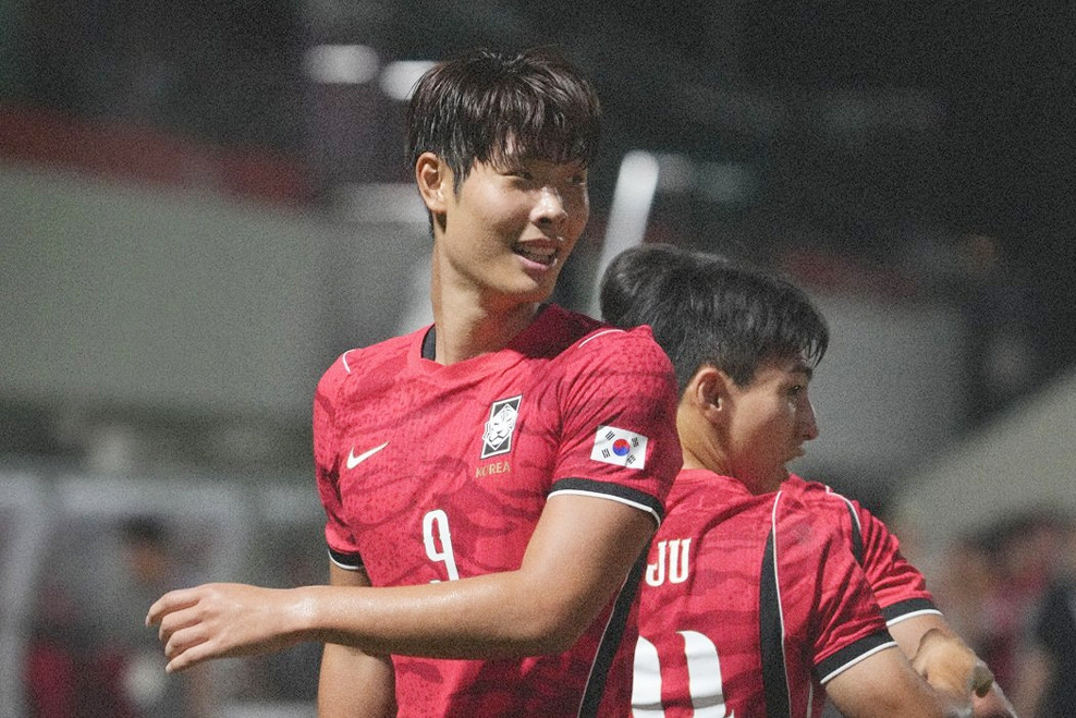 Trực tiếp U23 Hàn Quốc 1-1 U23 Trung Quốc: Tiền đạo cao 1m93 ghi bàn (H2)
