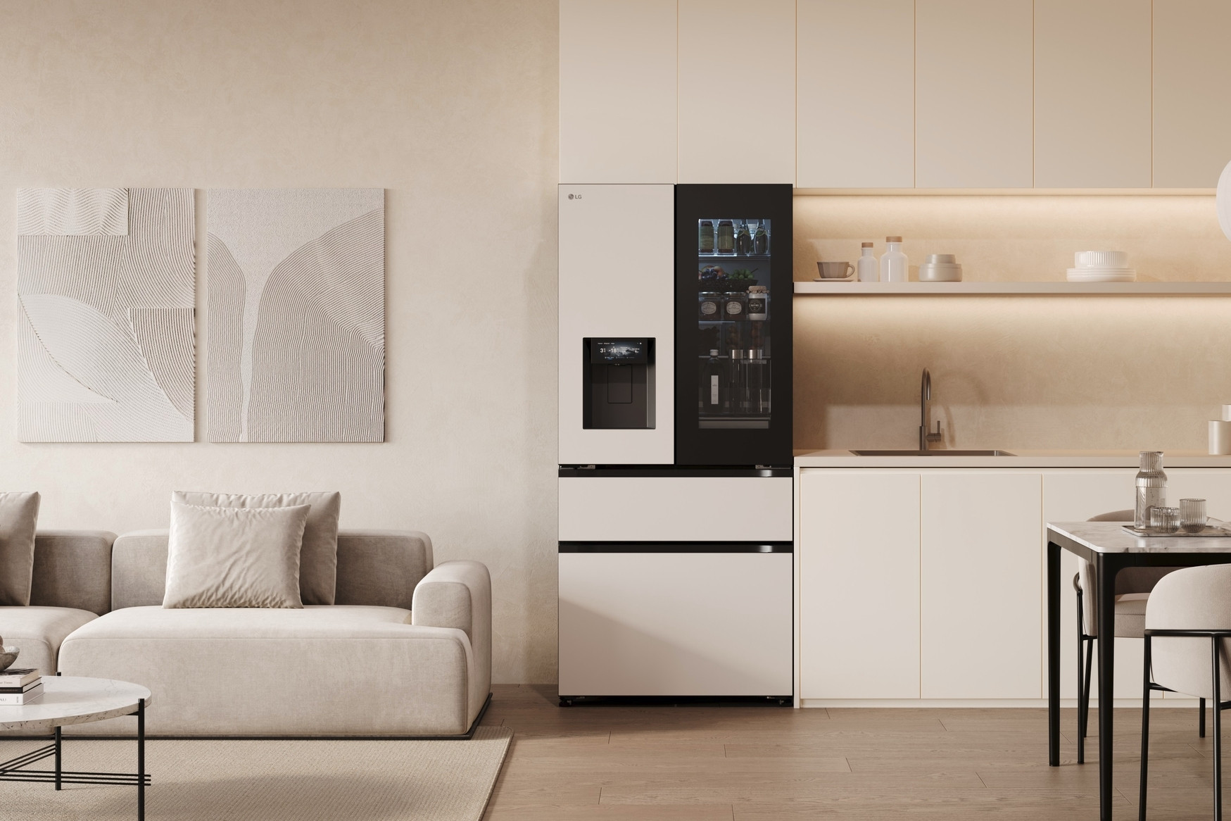Tủ lạnh âm tường LG và bài toán “vừa vặn” trong căn bếp hiện đại