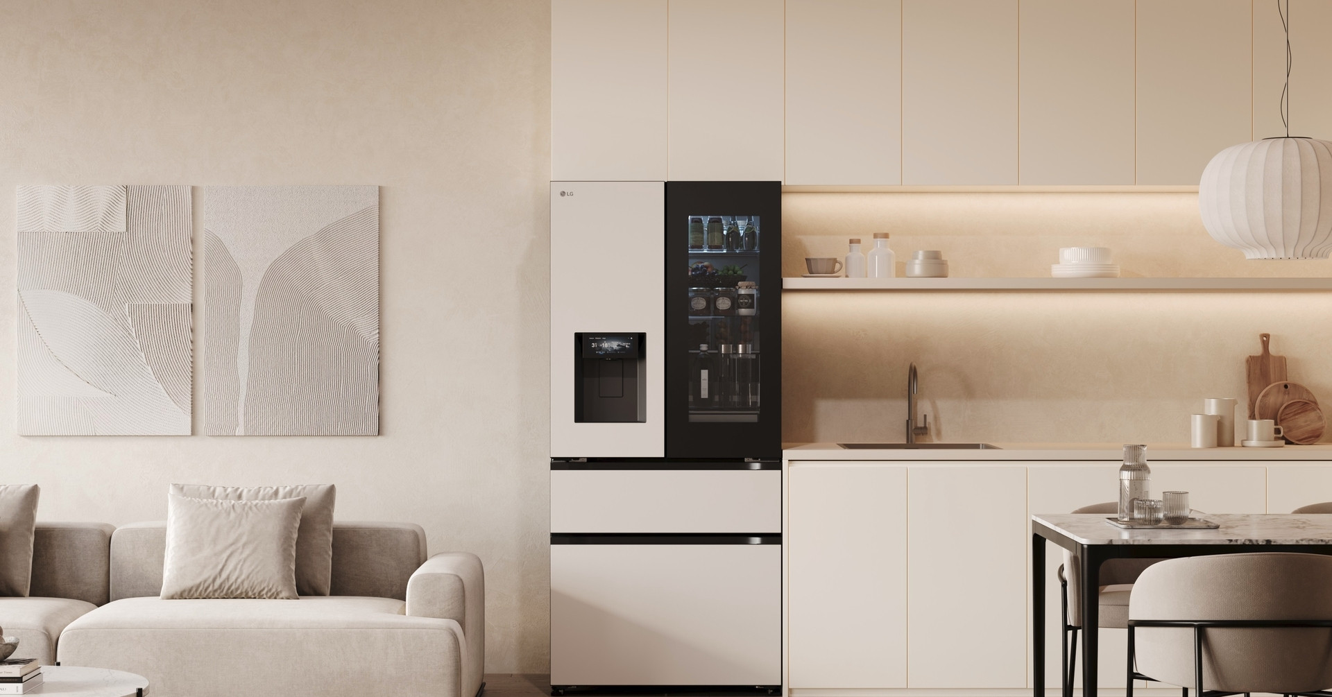 Tủ lạnh âm tường LG và bài toán “vừa vặn” trong căn bếp hiện đại