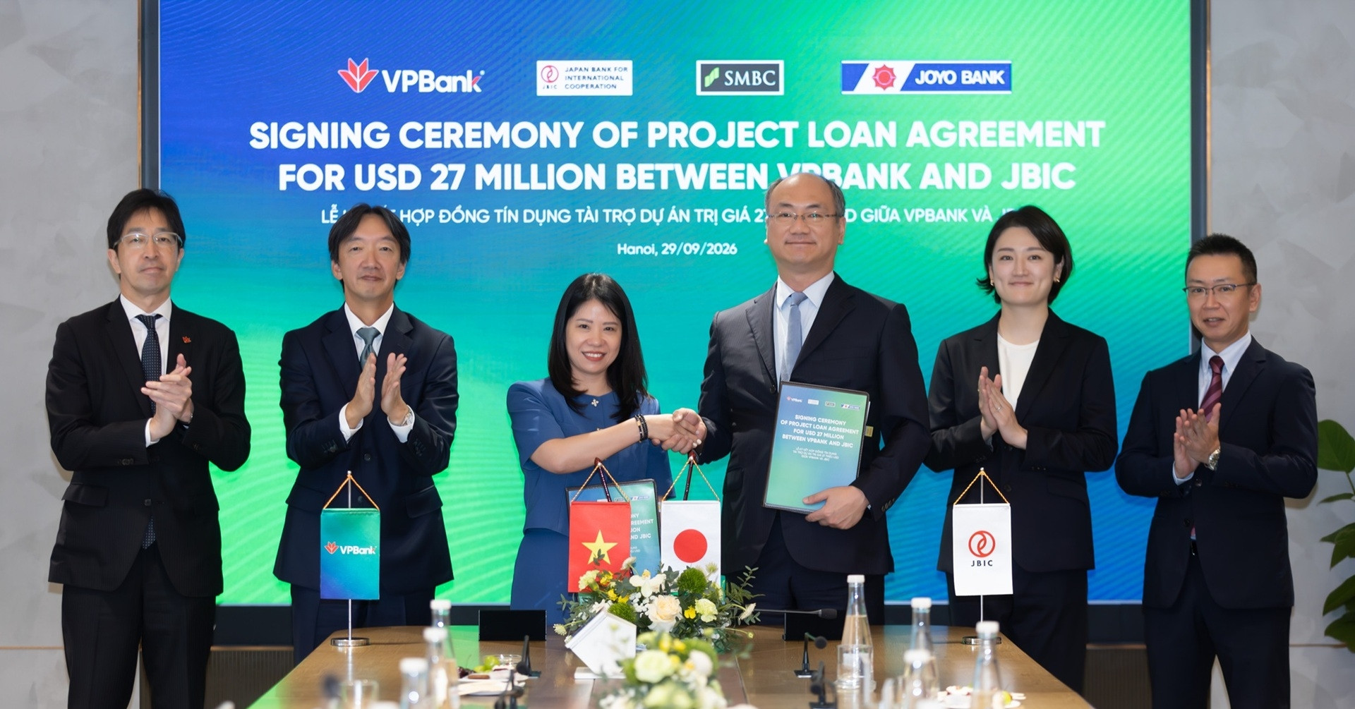 VPBank huy động 27 triệu USD từ Nhật Bản cho dự án truyền tải điện 220 kV