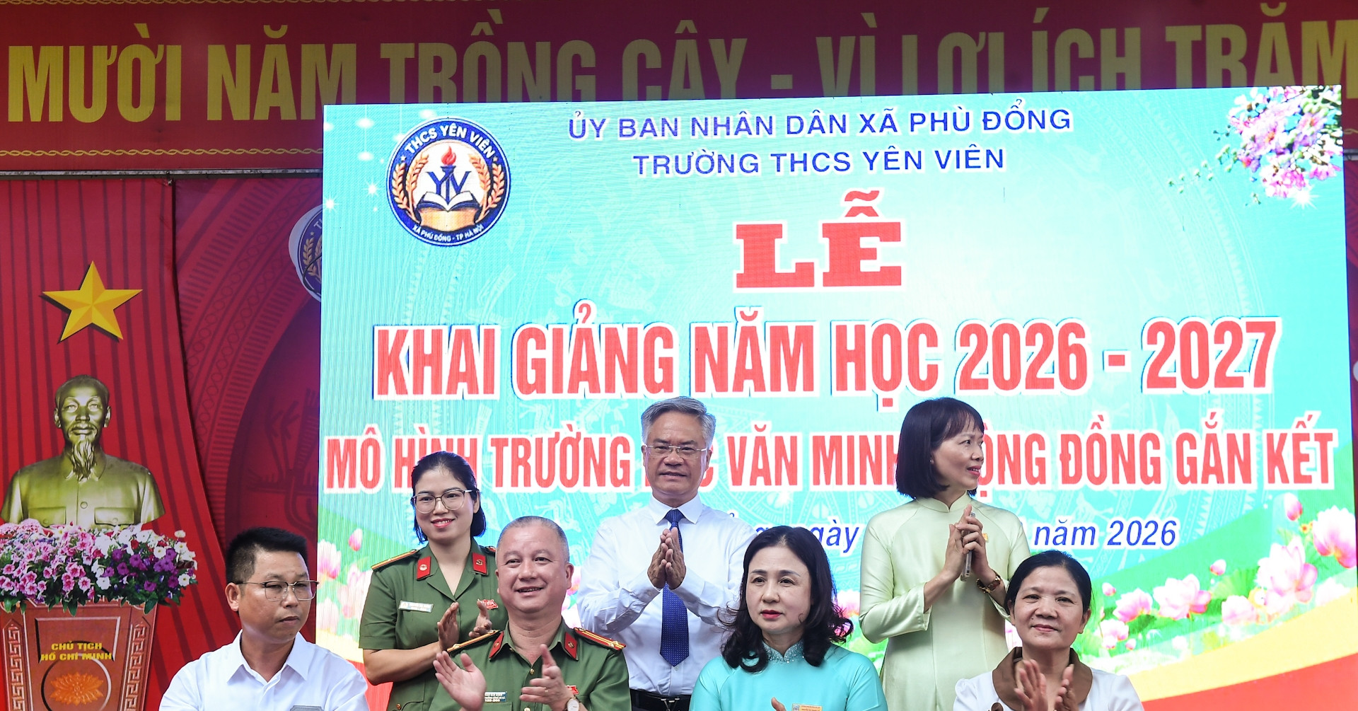 Trường THCS Yên Viên khai giảng năm học mới: Thách thức thành động lực bứt phá