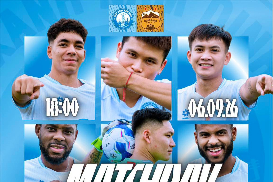Trực tiếp Nam Định 0-0 HAGL: Khởi đầu hấp dẫn (H1)