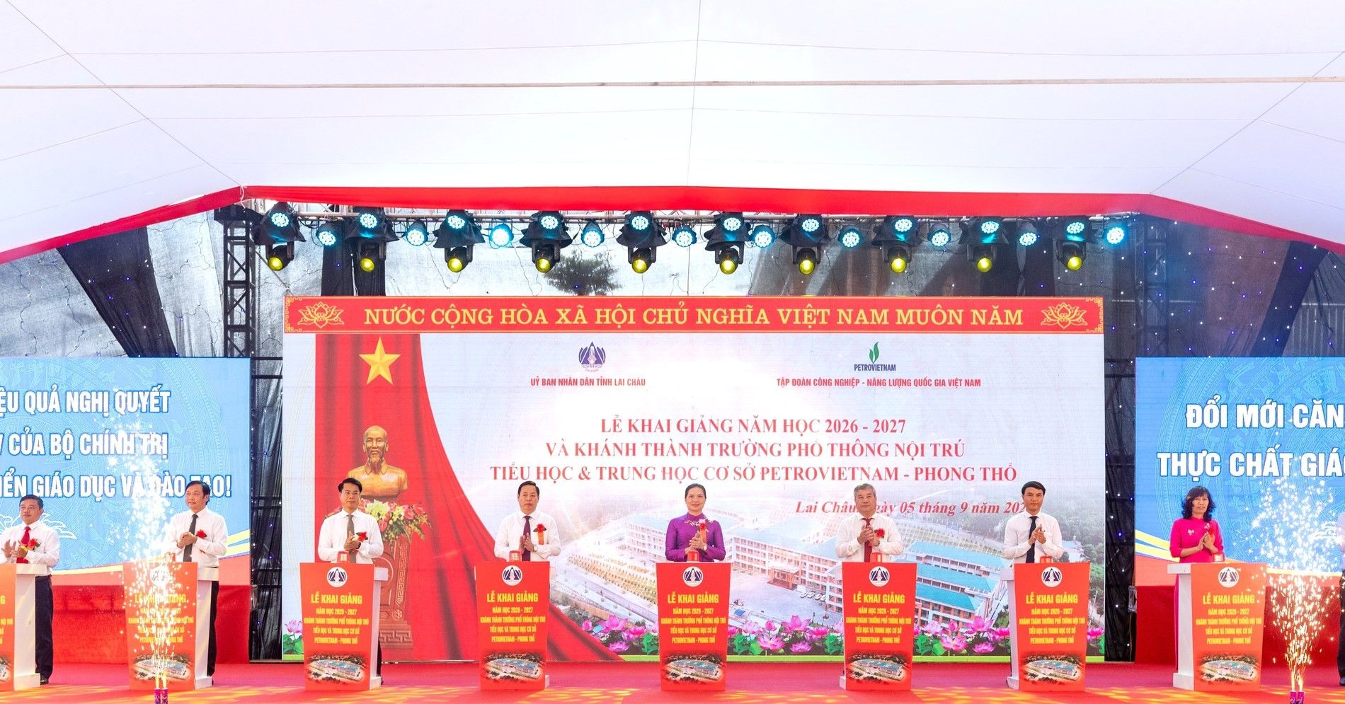 Khánh thành trường nội trú PetroVietNam - Phong Thổ