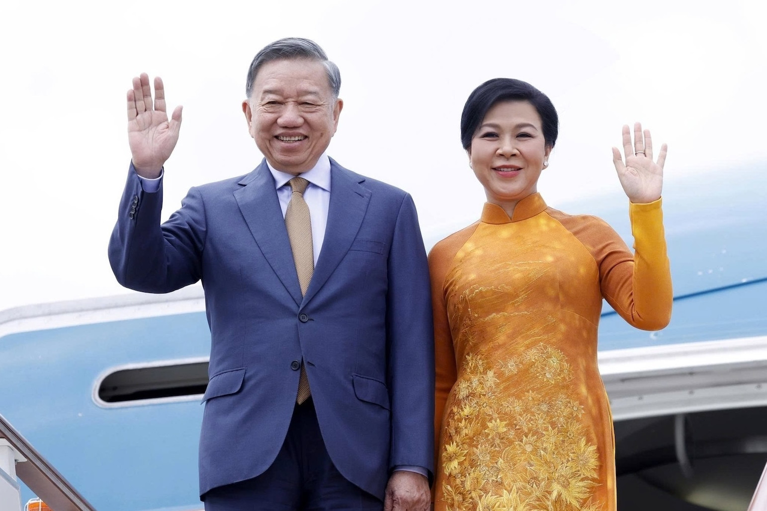 Nga diễu binh đón Tổng Bí thư, Chủ tịch nước Tô Lâm tại sân bay