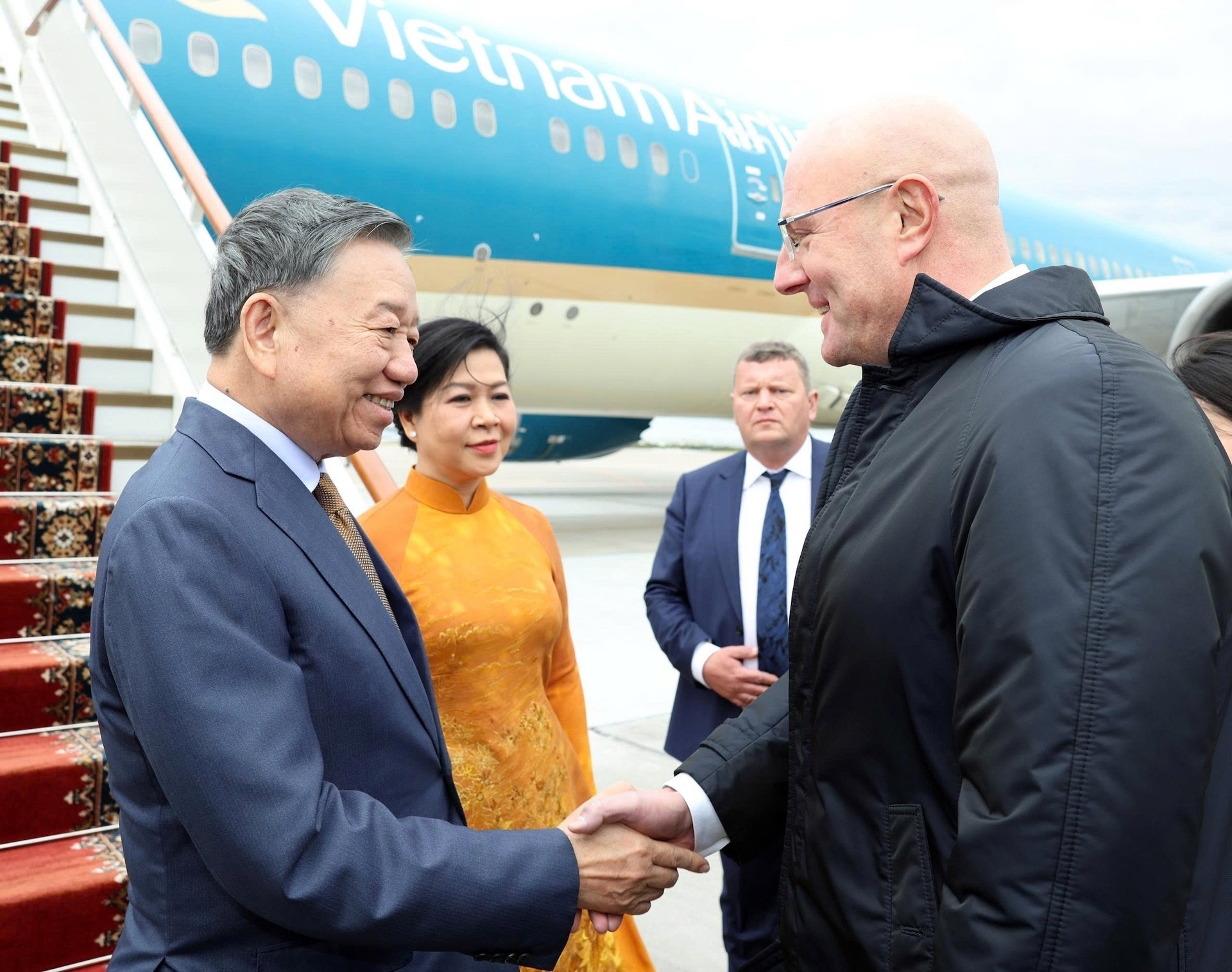 Tổng Bí thư, Chủ tịch nước Tô Lâm và Phu nhân đến Moscow