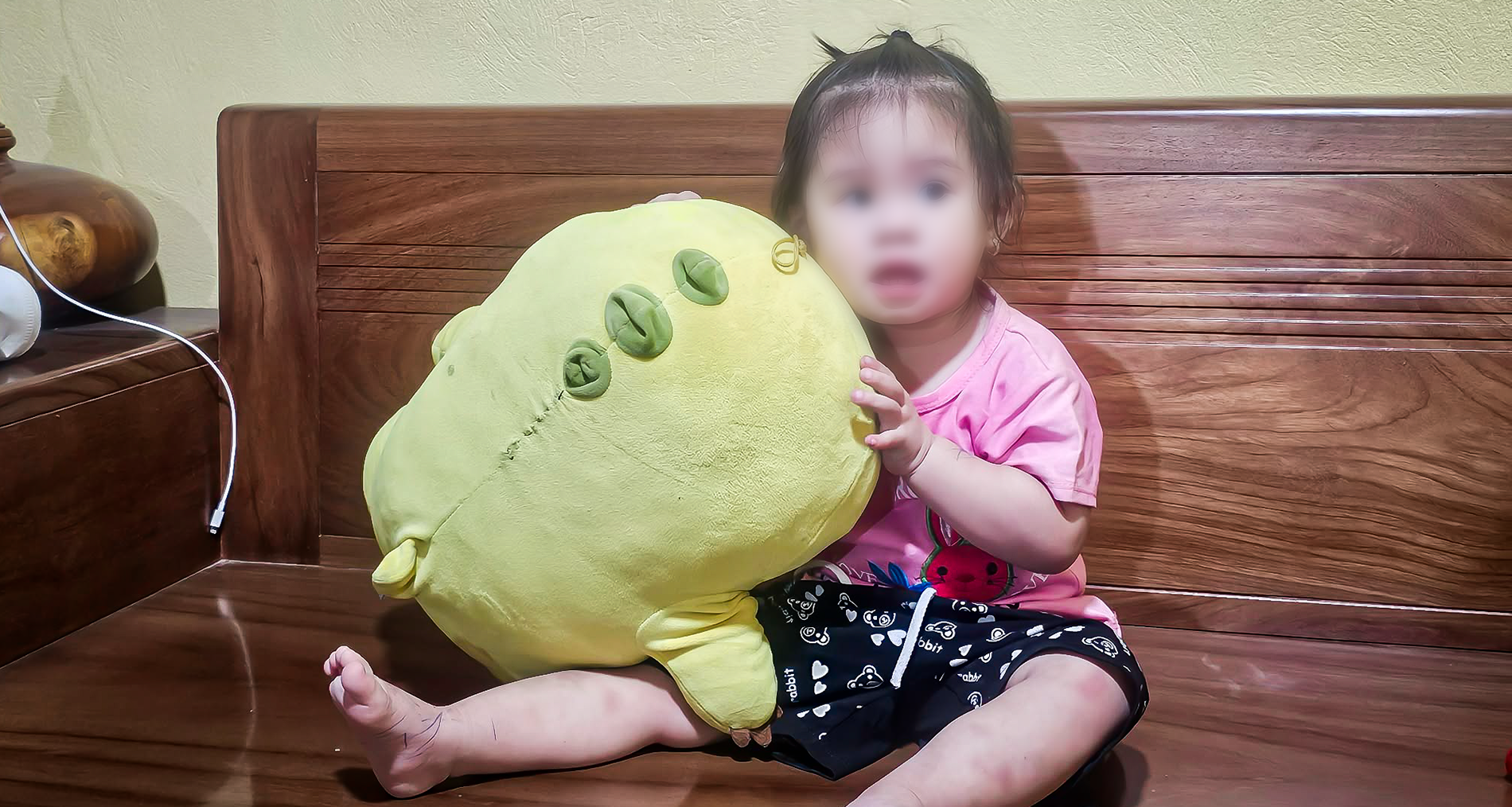 Bé gái khoảng 2 tuổi đi lạc ở Ninh Bình, liên tục gọi tìm người thân
