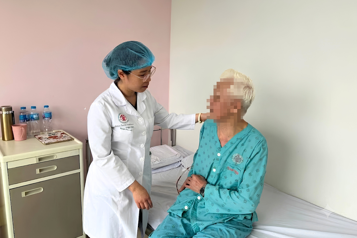 Cụ ông 84 tuổi mắc ung thư vú