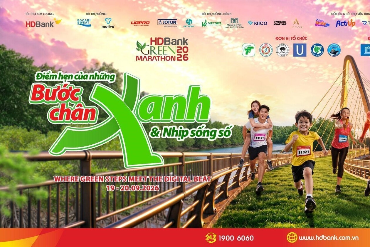 HDBank Green Marathon 2026 - mùa giải thứ 5 trên cung đường xanh Cần Giờ