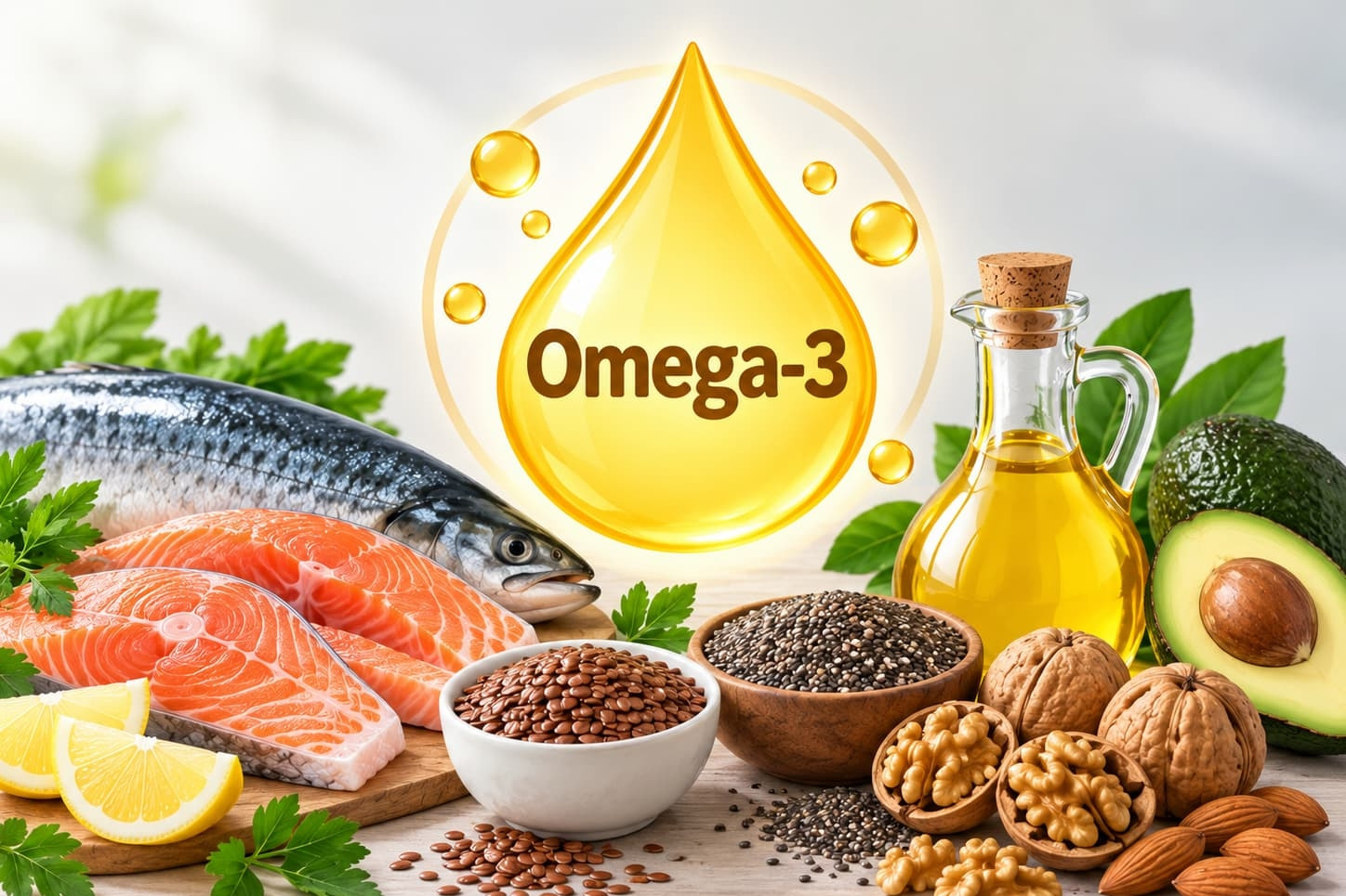 18 loại thực phẩm giàu omega-3 dễ tìm, tốt cho sức khỏe