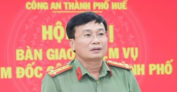 Đại tá Dương Văn Thoan phụ trách Công an TP Huế