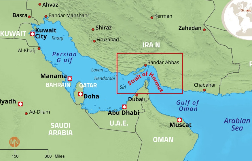 Iran tuyên bố mở rộng khu vực hạn chế hàng hải sang Vịnh Oman, Biển Ảrập