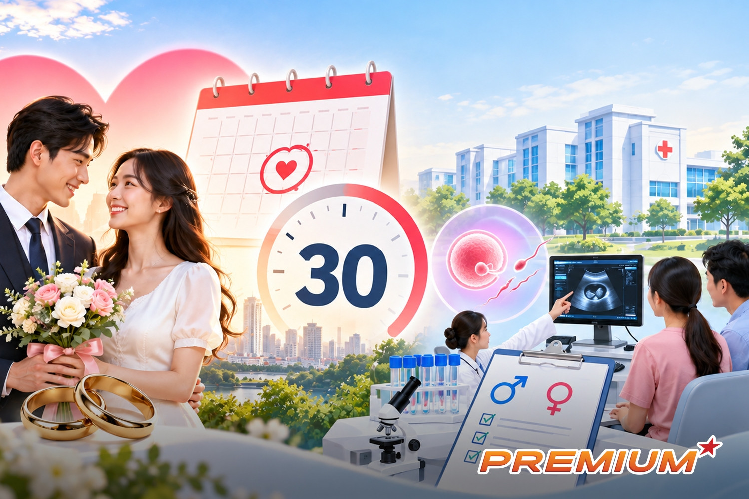 Khuyến khích nam nữ kết hôn trước 30 tuổi, thí điểm tầm soát vô sinh tại 10 địa phương có mức sinh thấp