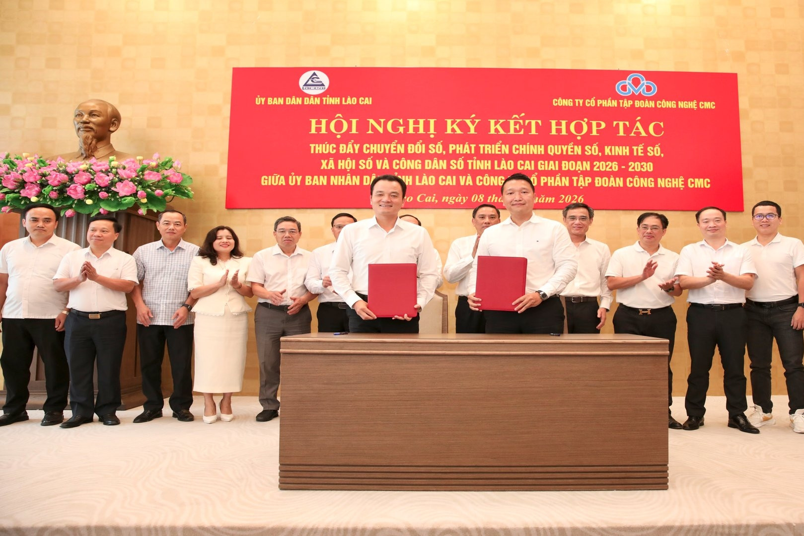 Lào Cai hợp tác CMC thúc đẩy chuyển đổi số