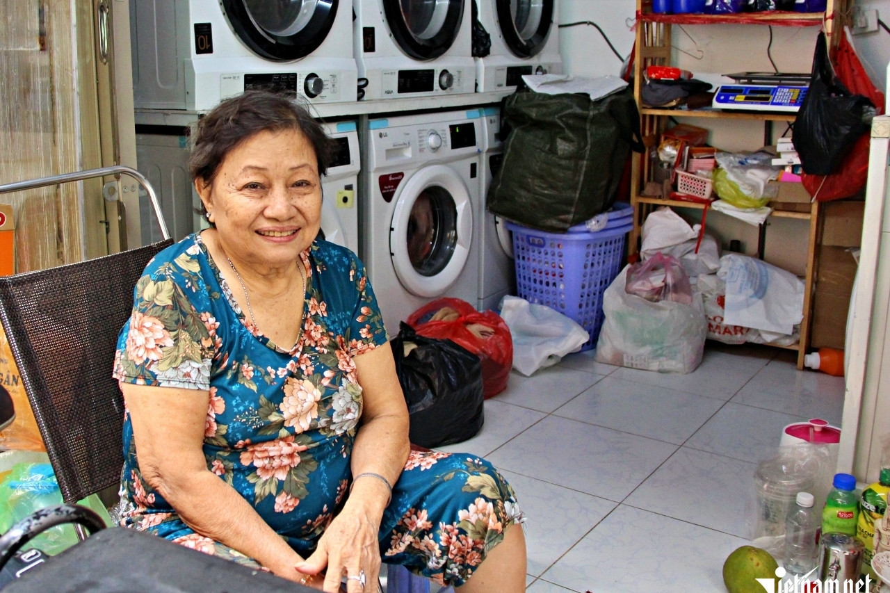 The box-like houses in a small alley in HCM City neighborhood