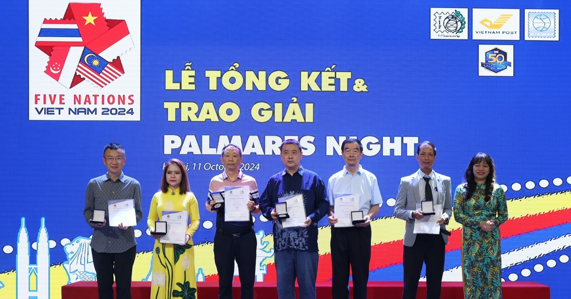 VN collectors triumph at ASEAN 5-Country Stamp Exhibition with 3 gold medals