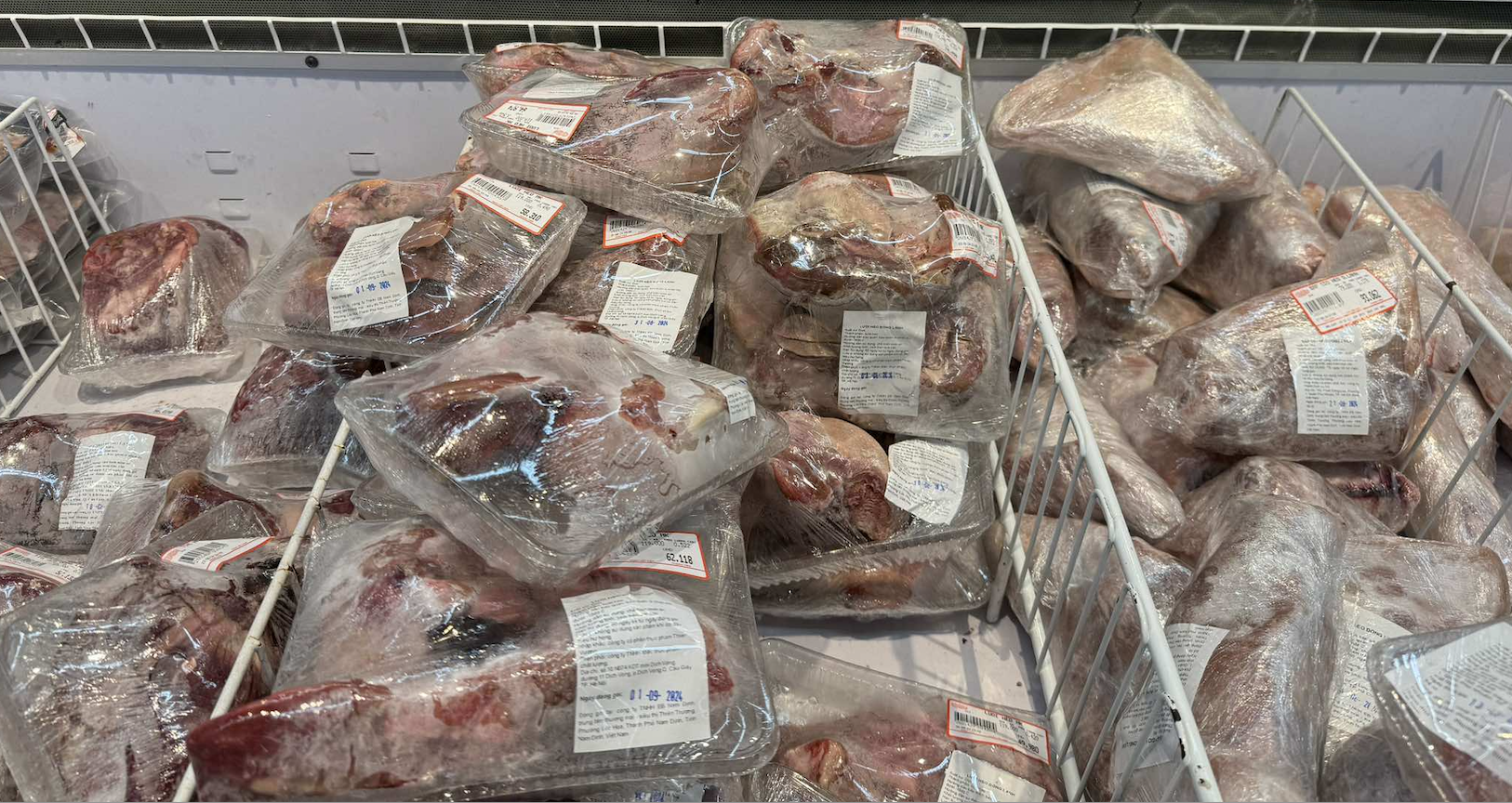 Vietnam spends $1.24bil. on meat imports, flags salmonella in several shipments