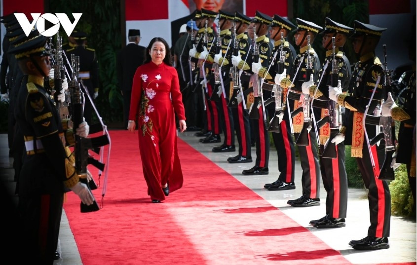 vice president xuan attends inauguration ceremony of indonesian president picture 1