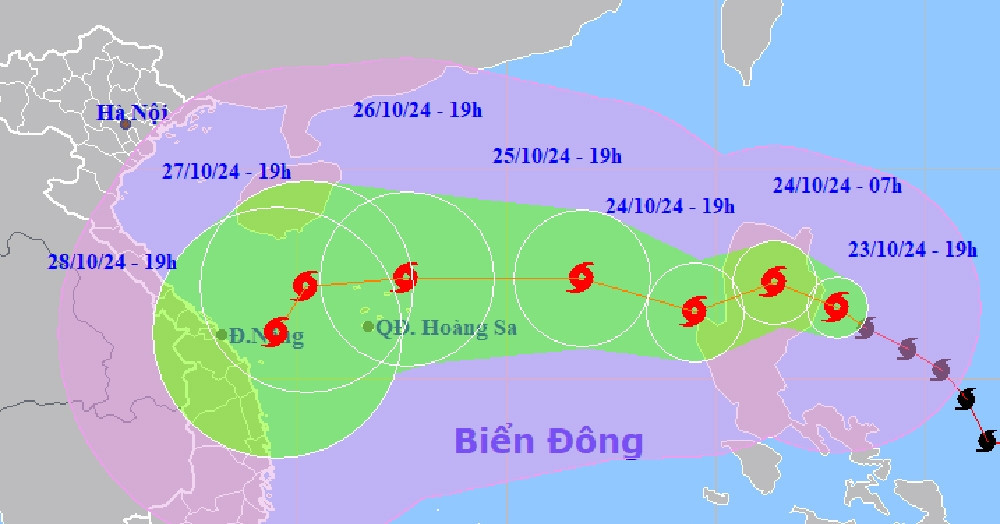 Typhoon Trami to enter East Sea tomorrow, strong winds expected