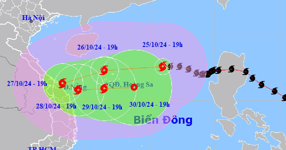 Storm Trami to hover near central Vietnam coast for over a day