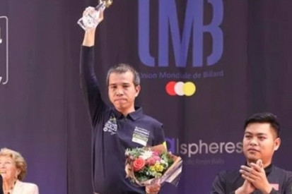 Chien takes world three-cushion billiards trophy