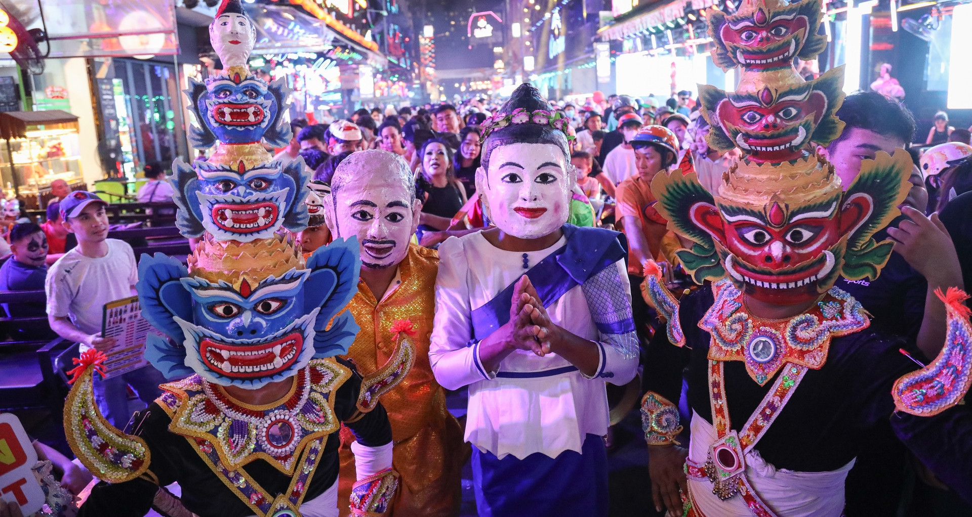 Bui Vien Street transforms into Halloween central in Ho Chi Minh City