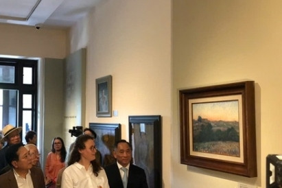 Painting by King Ham Nghi introduced to public