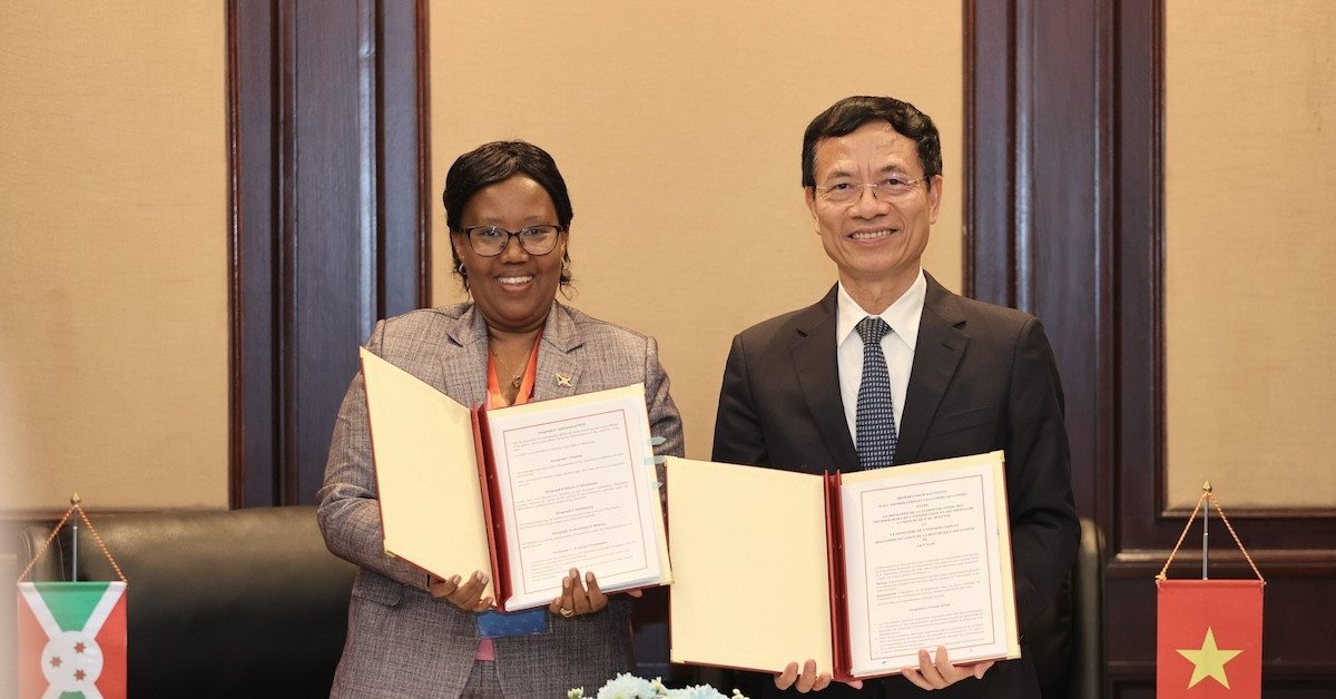 Vietnam and Burundi sign MOU on telecom and technology development