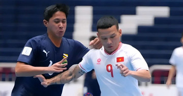 Vietnam futsal team wins 14-0, secures spot in semi-finals