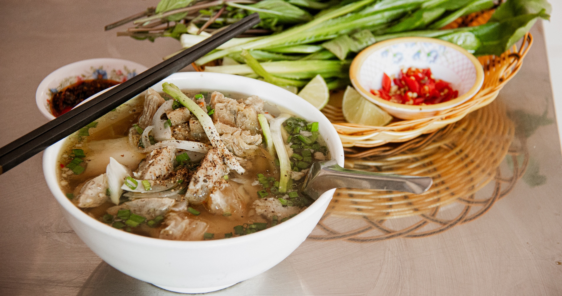 15-hour simmering creates the perfect Cham-style beef pho in Chau Doc