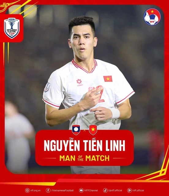 Striker Tien Linh honoured by AFF, looking forward to playing Indonesia