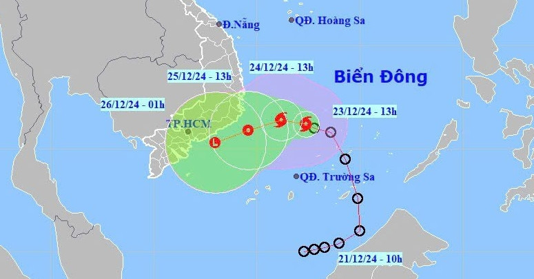 Tropical storm Pabuk threatens Vietnam with rain, floods, and rough seas