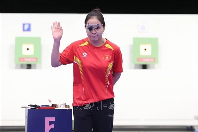 Shooter Trinh Thu Vinh named Vietnam’s most outstanding athlete of 2024