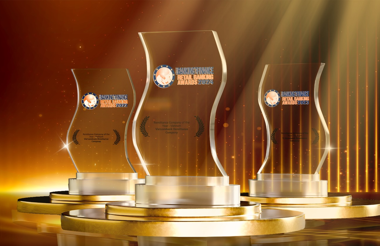 Vietcombank Remittance secures 3rd 'Remittance Company of the Year' Award