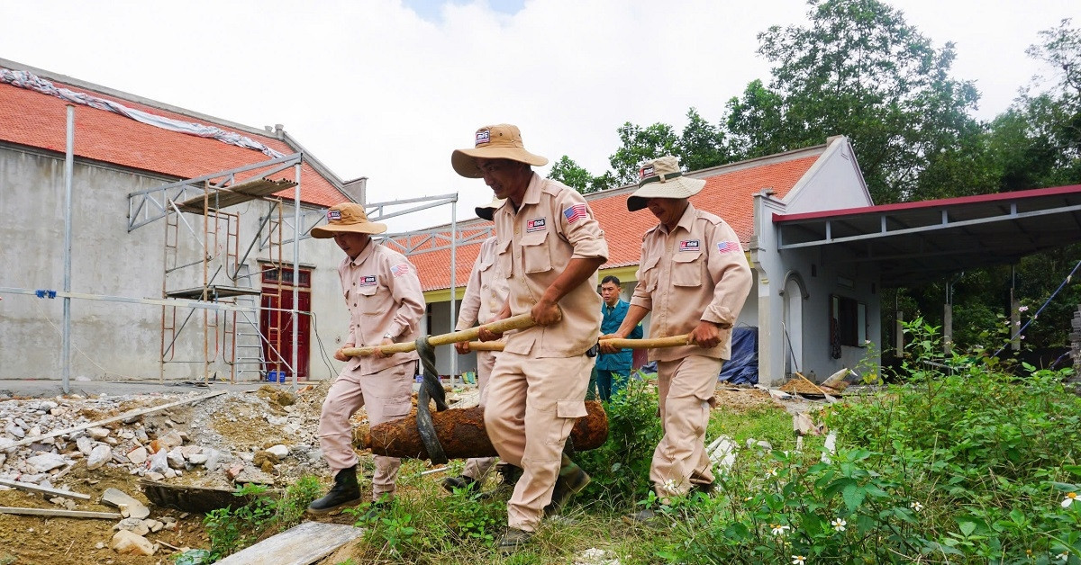 118-kilogram bomb with 1.5km blast radius found in Quang Binh garden