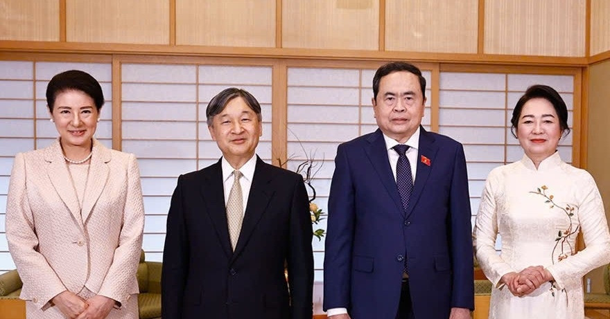 Vietnam’s National Assembly Chair meets Japanese Emperor and Empress