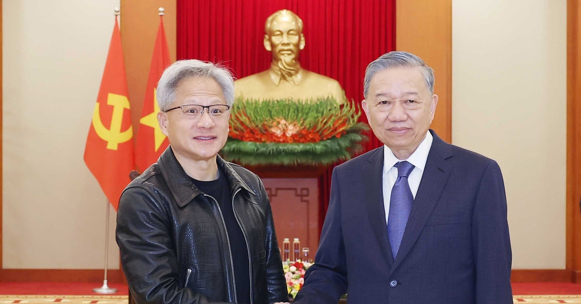 General Secretary meets NVIDIA Chairman to bolster AI collaboration