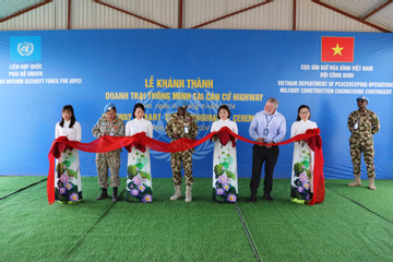 Vietnam Corps of Engineers builds first smart camp at UN Mission