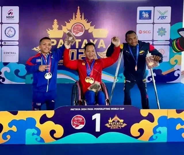 Vietnam ranks sixth at Pattaya 2024 Para Powerlifting World Cup