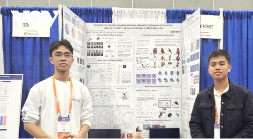 Local students win second prize at international science and engineering fair