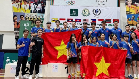 VN triumphs in boys’ singles at SEA table tennis championship for first time