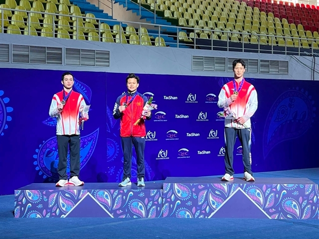 Phong takes silver at Asian Gymnastics Championship