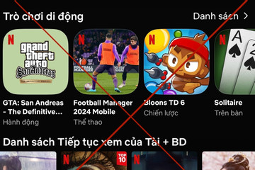 Netflix stops distributing games on its platform in Vietnam