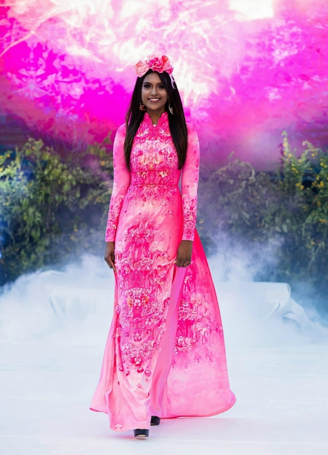 vietnamese ao dai collection makes us debut picture 3