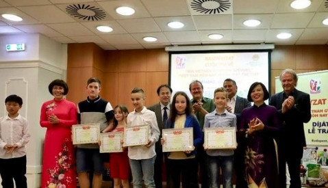 Painting contest about Vietnam attracts numerous international students