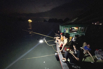 Illegal night-fishing vessels on Ha Long Bay to be further strictly handled