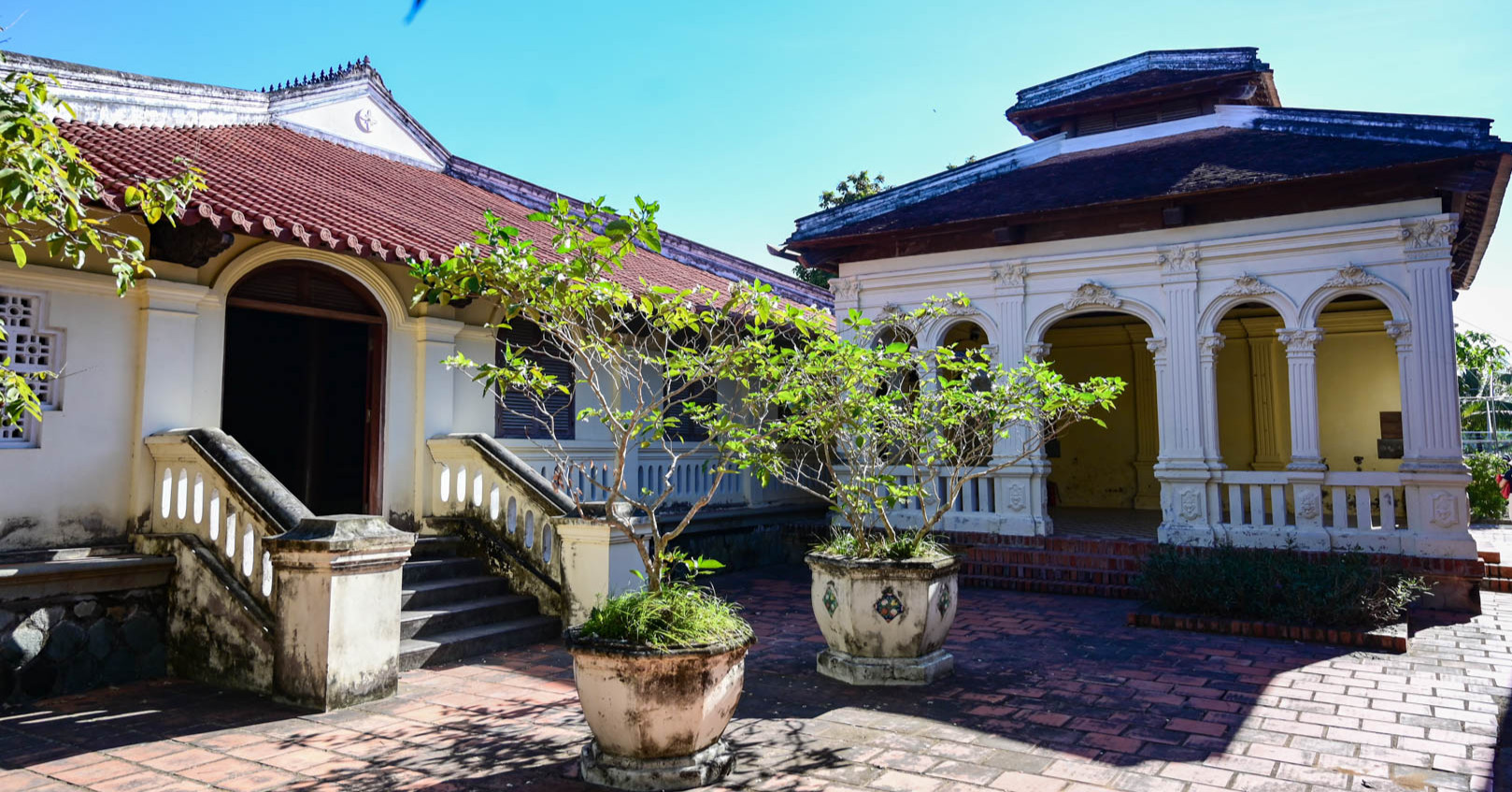 Unique architecture of ancient house in Ben Tre