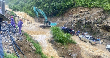 Heavy rains in Northern Vietnam cause landslides and flooding